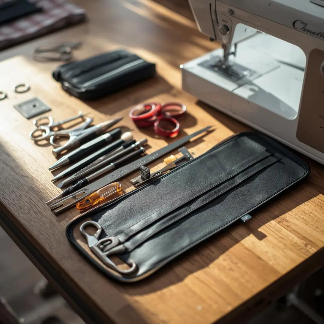Professional sewing kit with tools